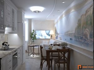 Подробнее: Дизайн интерьера двухкомнатной квартиры в Кирове