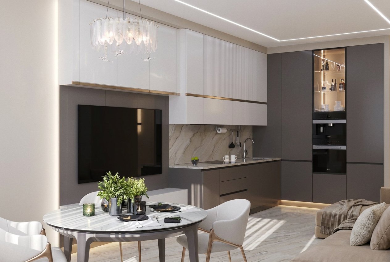 Квартира 80 м² в ЖК Булычев — современная классика